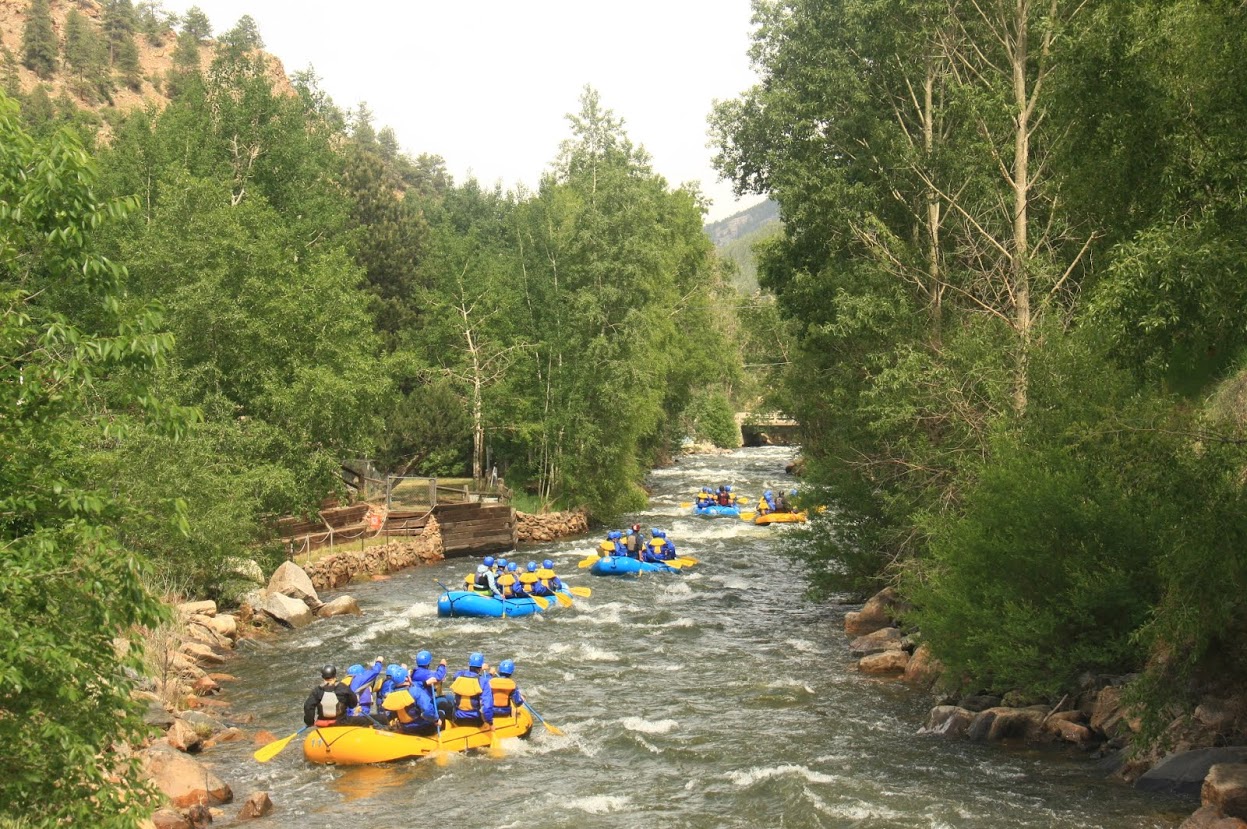 Just one normal day operating at AVA puts a lot of stress and wear and tear on the boat. The Creek is unique, in that you face everything from extremely sharp rocks to ancient pitons put up by rock climbers, found along the side of the Creek, in the advanced-canyon section. There are so many objects threatening to puncture rafts on the creek that Hyside is the only brand AVA runs.