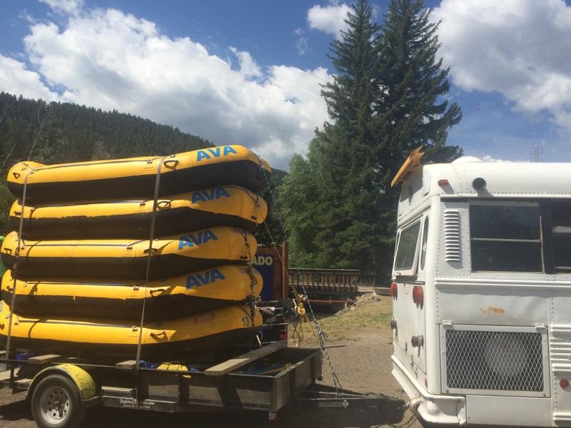 Loading boats - trailer